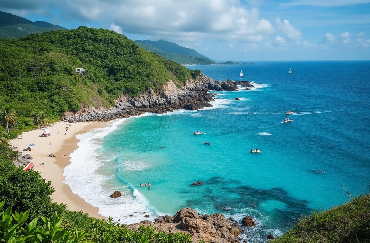 Sentiers côtiers faciles en Guadeloupe : balades au bord de mer pour toute la famille