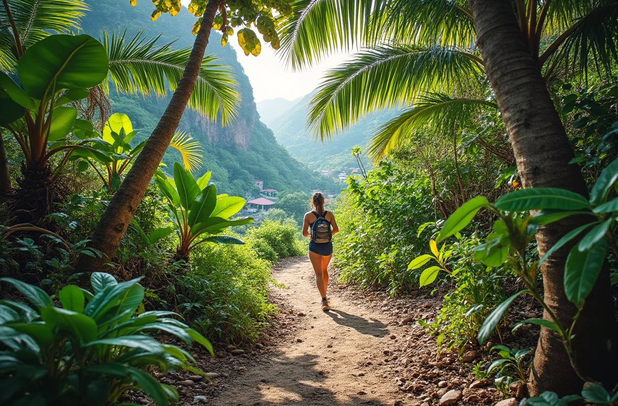 Trails et randonnées sportives en Guadeloupe : parcours pour coureurs motivés